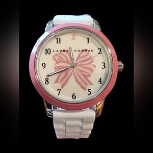 Lauren Conrad Breast Cancer Awareness Pink Ribbon Watch